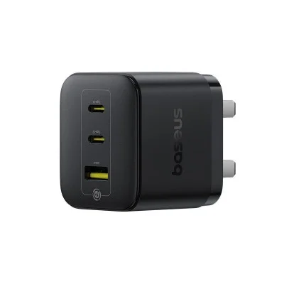 Baseus Palm 65W 2C+U Fast Charger &ndash; Black (UK)
